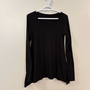 Lululemon Rehearsal Long Sleeve Black tunic soft